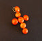 Pendentif Pendentif croix en corail ancien en or 18 carats 58 Facettes