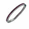 Bracelet Bracelet tennis en or blanc 18 carats et rubis de Birmanie 10,95 ct 58 Facettes XG-200384R