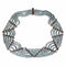 Collier Collier en or blanc 18 carats avec aigue-marine et diamants 58 Facettes IG-200141