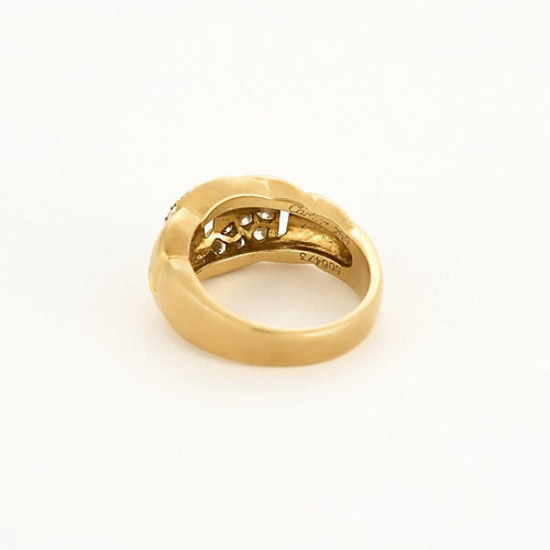 Boucles d'oreilles Cartier Bergame - Parure en or jaune et diamants 58 Facettes 58FC14