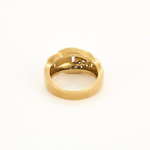Boucles d'oreilles Cartier Bergame - Parure en or jaune et diamants 58 Facettes 58FC14