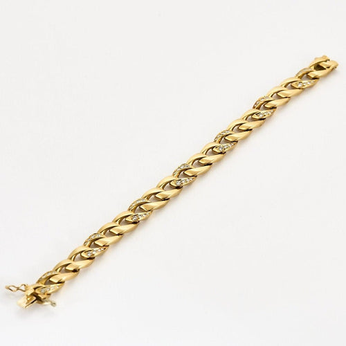 Boucles d'oreilles Cartier Bergame - Parure en or jaune et diamants 58 Facettes 58FC14
