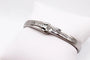 Bracelet Bracelet jonc en or blanc et diamants 58 Facettes 250141