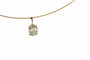 Pendentif Pendentif en or blanc 750 serti d’un diamant taille ancienne 1,20 ct 58 Facettes 250097