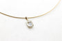 Pendentif Pendentif en or blanc 750 serti d’un diamant taille ancienne 1,20 ct 58 Facettes 250097