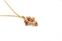 Pendentif Pendentif en or jaune 750 avec rubis et diamants 58 Facettes 250293