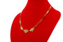 Collier Collier draperie à motifs floraux en or jaune 750 58 Facettes 250124