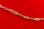 Collier Collier draperie à motifs floraux en or jaune 750 58 Facettes 250124
