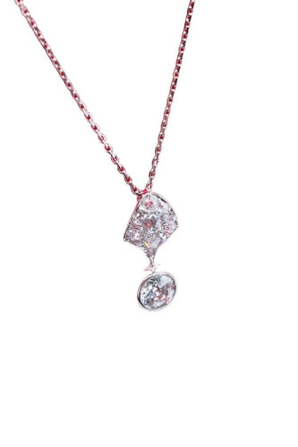 Pendentif Pendentif en platine avec diamants, vers 1925 58 Facettes 240658