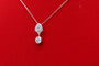 Pendentif Pendentif en platine avec diamants, vers 1925 58 Facettes 240658