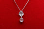 Pendentif Pendentif en platine avec diamants, vers 1925 58 Facettes 240658