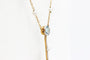 Collier Collier ancien en or jaune et platine, aigues-marines et perles 58 Facettes 240670