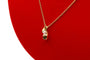 Pendentif Pendentif moderne en or jaune 750 et perles de culture 58 Facettes 240385