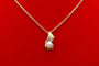 Pendentif Pendentif moderne en or jaune 750 et perles de culture 58 Facettes 240385