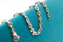 Bracelet Bracelet maille jaseron or blanc 58 Facettes 240279
