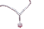 Collier Collier marguerite - Pendentif en or blanc 750 serti de diamants 58 Facettes 240108