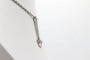 Pendentif Pendentif tige en or blanc 18 carats avec diamant 58 Facettes 240645