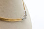 Collier Collier maille anglaise en or jaune 750 avec diamants 58 Facettes 250197
