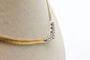 Collier Collier maille anglaise en or jaune 750 avec diamants 58 Facettes 250197