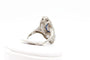 Bague 53 Bague marquise 1930 en platine, diamants et saphirs 58 Facettes 250309