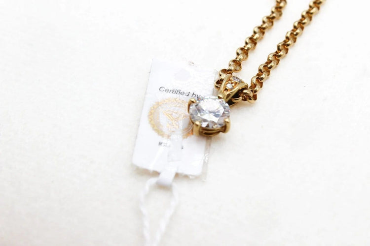 Pendentif Pendentif en or jaune et diamants naturels 58 Facettes 240306