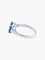 Bague 54 Bague en or blanc - Saphir de Thaïlande et diamants 58 Facettes