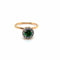 Bague 52 Selim Mouzannar - Bague en or rose 750 avec tsavorite et diamants 58 Facettes