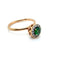 Bague 52 Selim Mouzannar - Bague en or rose 750 avec tsavorite et diamants 58 Facettes