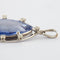 Pendentif Pendentif ancien en or blanc, diamants et pierre bleue de synthèse 58 Facettes
