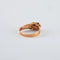 Bague 55.5 Bague ancienne en or rose 750 sertie de demi-perles 58 Facettes