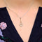 Pendentif Pendentif Art déco en or jaune et or blanc 18 carats avec diamants 58 Facettes