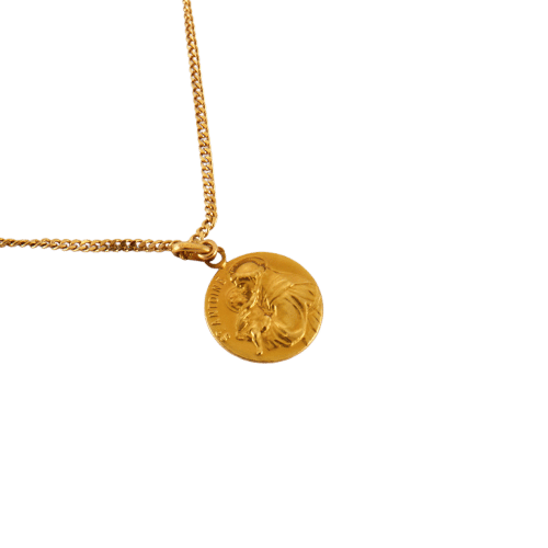 Collier Collier 3 médailles religieuses en or jaune 58 Facettes