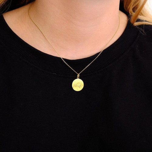 Collier Médaille Saint Christophe - Pendentif en or jaune 750 sur chaîne 58 Facettes