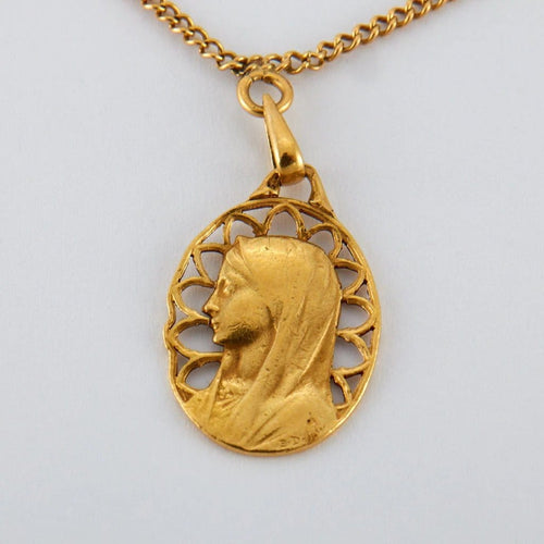 Collier Collier Or Jaune 5 Médailles 58 Facettes