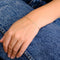 Bracelet Bracelet maille plate en or rose 750 58 Facettes