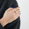 Bague 55 Bague jarretière ancienne en or jaune, rubis et diamants 58 Facettes