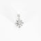 Pendentif Pendentif flocon en or blanc 18 ct et diamants 58 Facettes