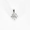 Pendentif Pendentif flocon en or blanc 18 ct et diamants 58 Facettes