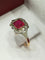 Bague 52 Bague ancienne - Bague 2 ors et diamants 58 Facettes