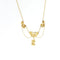 Collier Collier draperie en or jaune et perles fines 58 Facettes