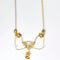 Collier Collier draperie en or jaune et perles fines 58 Facettes
