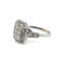 Bague 51.5 Art déco - Bague en or blanc et diamants 58 Facettes