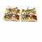 Boucles d'oreilles Boucles d’oreilles - Pierres fines en or jaune 18 ct 58 Facettes