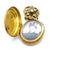 Pendentif Napoléon III - Pendentif porte-photo en or jaune, turquoise et perles 58 Facettes