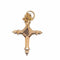 Croix Jeannette ancienne en or rose 18K 58 Facettes