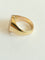 Bague 60.5 Chevalière en or jaune 18 ct 58 Facettes
