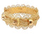 Bracelet Bracelet rigide oriental filigrané en or jaune 18 carats 58 Facettes