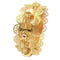 Bracelet Bracelet rigide oriental filigrané en or jaune 18 carats 58 Facettes
