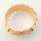 Bracelet Bracelet rigide oriental filigrané en or jaune 18 carats 58 Facettes