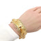 Bracelet Bracelet rigide oriental filigrané en or jaune 18 carats 58 Facettes